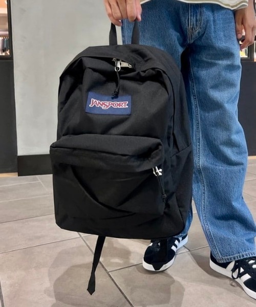 JANSPORT(ジャンスポーツ)の「JANSPORT / SUPERBREAK PLUS BLACK(バックパック/リュック・メンズ・ブラック・ONE SIZE)」の2枚目の写真