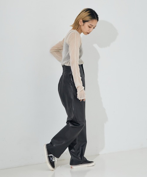 NOMINE（ノミネ）の「シアーラメ2WAYチュールプルオーバー（Tシャツ/カットソー・レディース・アイボリー/シルバー/ゴールド・フリー）」の21枚目の写真