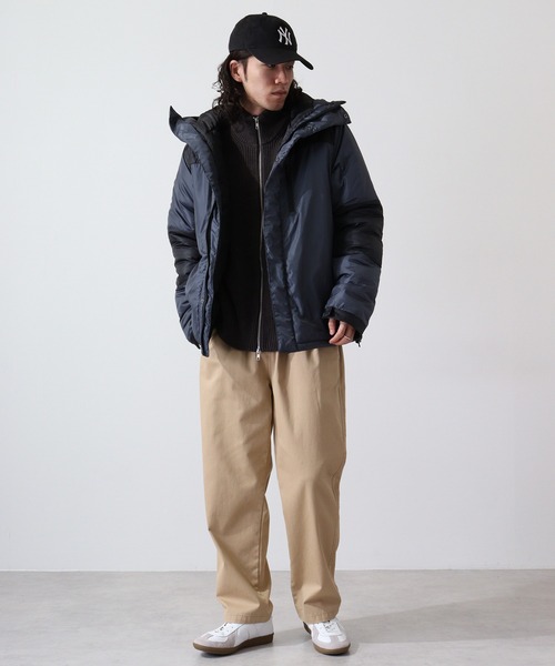 FUNALIVE(ファンアライブ)の「High neck batting switching jacket / ハイネック 中綿 切替ジャケット unisex(ダウンジャケット/コート・メンズ・チャコール/カーキ/ネイビー/ベージュ/ブラック・XL/L/M)」の6枚目の写真