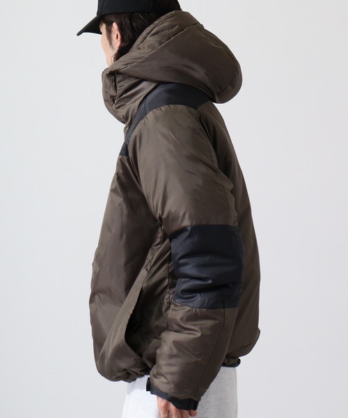FUNALIVE(ファンアライブ)の「High neck batting switching jacket / ハイネック 中綿 切替ジャケット unisex(ダウンジャケット/コート・メンズ・チャコール/カーキ/ネイビー/ベージュ/ブラック・XL/L/M)」の13枚目の写真
