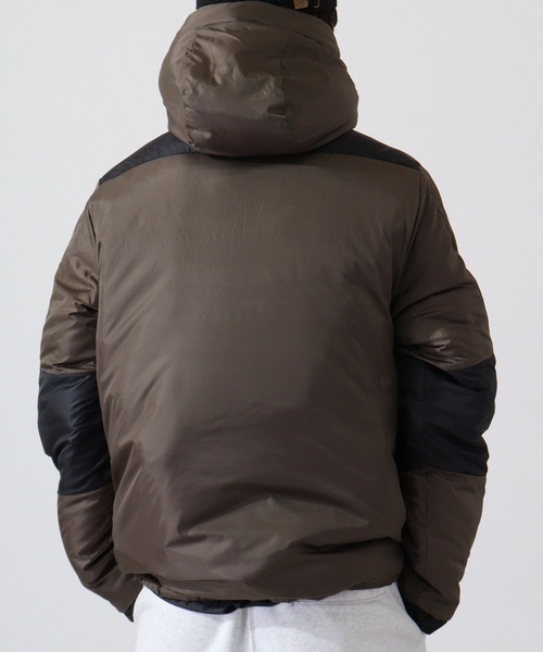 FUNALIVE(ファンアライブ)の「High neck batting switching jacket / ハイネック 中綿 切替ジャケット unisex(ダウンジャケット/コート・メンズ・チャコール/カーキ/ネイビー/ベージュ/ブラック・XL/L/M)」の15枚目の写真