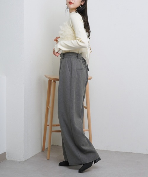 Chico（チコ）の「【SET ITEM】チュールビスチェ付ハイネック