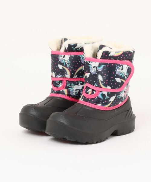 Parade（パレード）の「【防水】軽量防寒ブーツ　FKR-075【スノーブーツ】（ブーツ・キッズ・ラベンダー/ミント/ネイビー・19.0cm/17.0cm/16.0cm/18.0cm）」の2枚目の写真