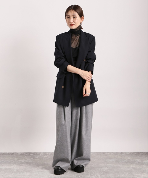 追加》ドットフロッキーチュールプルオーバー（シャツ/ブラウス