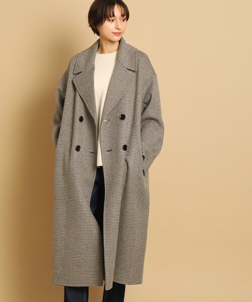 く*み様 LE GLAZIK グレー ダブルフェイスコート LE GLAZIK（ルグラジック）の「◇Le glazik（ル グラジック）ダブル