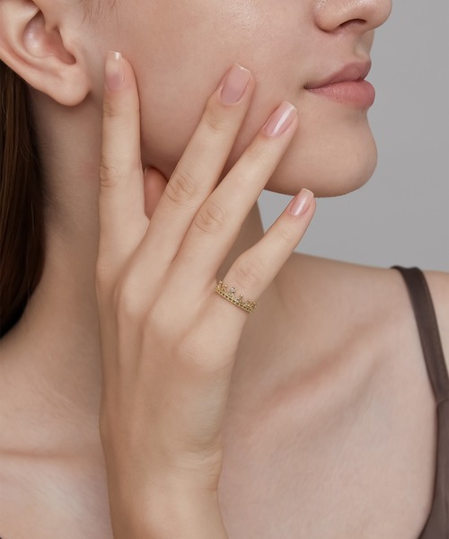 ノジェスピンキーリング ☆NOJESS 10K ピンキーリング ゴールド 3号