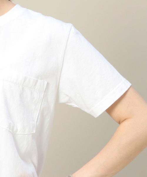 BEAUTY&YOUTH UNITED ARROWS（ビューティーアンドユースユナイテッドアローズ）の「BY Goodwear ワイドリブTシャツ◆（Tシャツ/カットソー・レディース・ホワイト/ベージュ/ダークグリーン/ネイビー・MEDIUM）」の16枚目の写真