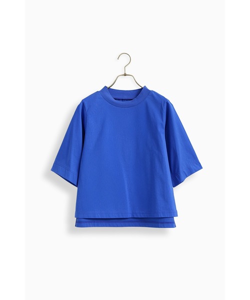 Kelen（ケレン）の「「KELEN/ケレン」ハーフスリーブトップス（Tシャツ/カットソー・レディース・イエロー/ブラック/サックスブルー/レッド/チャコールグレー/オフホワイト/グレイッシュベージュ/ライトベージュ/ピンク系/グリーン系その他/ブルー/ターコイズブルー・FREE）」の9枚目の写真