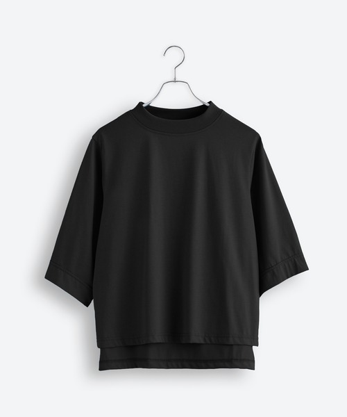 Kelen（ケレン）の「「KELEN/ケレン」ハーフスリーブトップス（Tシャツ/カットソー・レディース・イエロー/ブラック/サックスブルー/レッド/チャコールグレー/オフホワイト/グレイッシュベージュ/ライトベージュ/ピンク系/グリーン系その他/ブルー/ターコイズブルー・FREE）」の3枚目の写真