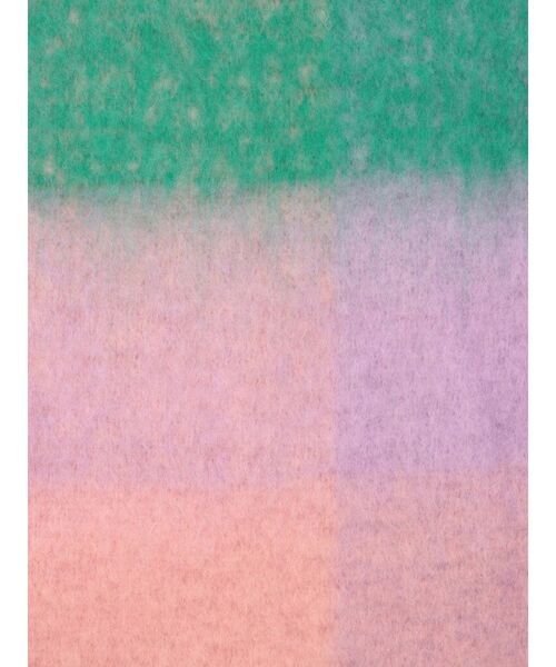 merry jenny（メリージェニー）の「fluffy checkフリンジマフラー（マフラー・レディース・ピンク/ブルー・FREE）」の21枚目の写真