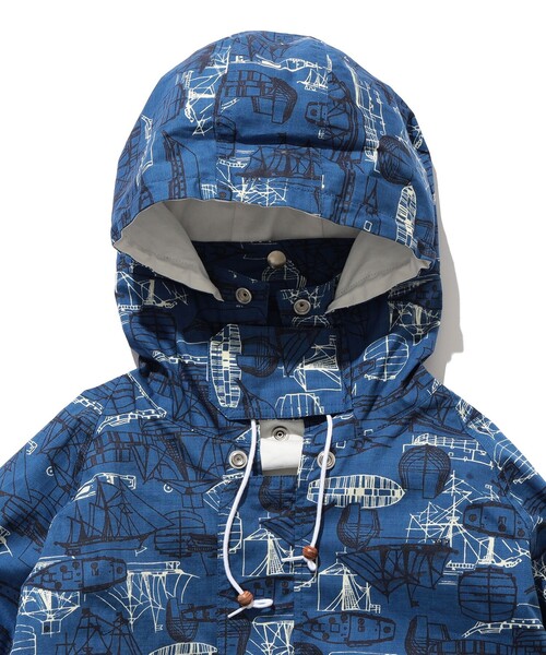 BEAMS PLUS(ビームスプラス)の「BEAMS PLUS / 2レイヤー プリント セーリング ジャケット(ブルゾン・メンズ・ホワイト/ブルー・S/L/XL/M)」の19枚目の写真