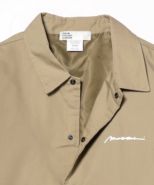 TOKYO CULTUART by BEAMS（トウキョウカルチャートバイビームス）の「matsui / JAPAN COACH JACKET（ブルゾン・メンズ・ベージュ/ブラック・LARGE/MEDIUM/SMALL/X-LARGE）」の6枚目の写真