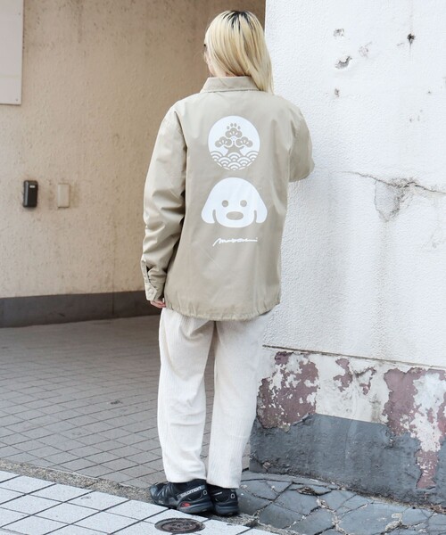 TOKYO CULTUART by BEAMS（トウキョウカルチャートバイビームス）の「matsui / JAPAN COACH JACKET（ブルゾン・メンズ・ベージュ/ブラック・LARGE/MEDIUM/SMALL/X-LARGE）」の18枚目の写真