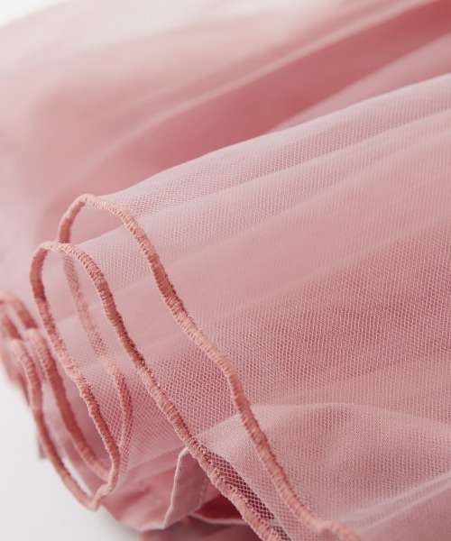 devirock(デビロック)の「ふわっと広がる ボリュームチュール 1分丈スカッツ(スカート・キッズ・アイボリー/パープル系3/ブラック/ピンク系3・90cm/80cm/120cm/110cm/100cm/140cm/130cm)」の8枚目の写真