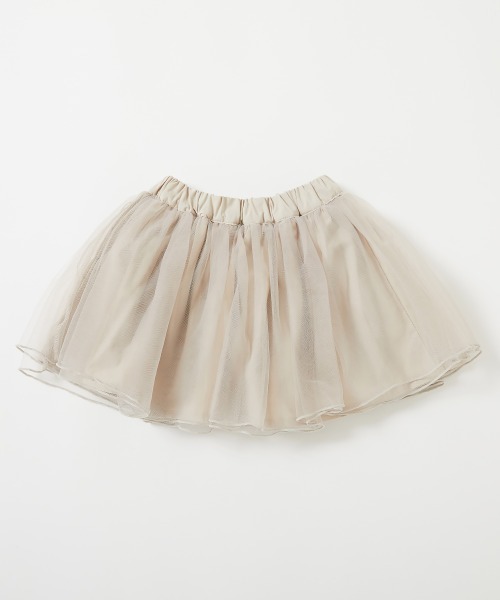 devirock(デビロック)の「ふわっと広がる ボリュームチュール 1分丈スカッツ(スカート・キッズ・アイボリー/パープル系3/ブラック/ピンク系3・90cm/80cm/120cm/110cm/100cm/140cm/130cm)」の10枚目の写真