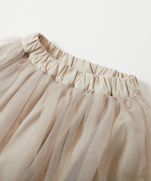 devirock(デビロック)の「ふわっと広がる ボリュームチュール 1分丈スカッツ(スカート・キッズ・アイボリー/パープル系3/ブラック/ピンク系3・90cm/80cm/120cm/110cm/100cm/140cm/130cm)」の11枚目の写真