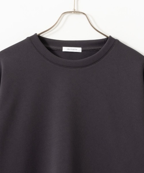 URBAN COLLECTION（アーバンコレクション）の「URBAN COLLECTION ポンチ素材 エアスムージーレイヤードトレーナー（スウェット・メンズ・チャコールグレー/ベージュ/ブルーグレー・XL/L/M/S）」の5枚目の写真