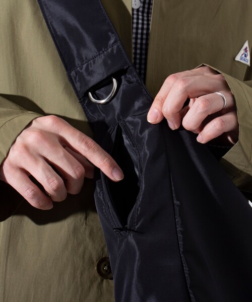 GLOSTER（グロスター）の「【GLOSTER/グロスター】ビッグショルダーバッグ（ショルダーバッグ・メンズ・ブラック・FREE）」の11枚目の写真