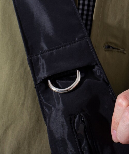 GLOSTER（グロスター）の「【GLOSTER/グロスター】ビッグショルダーバッグ（ショルダーバッグ・メンズ・ブラック・FREE）」の12枚目の写真