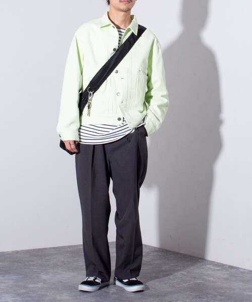 GLOSTER（グロスター）の「【GLOSTER/グロスター】ビッグショルダーバッグ（ショルダーバッグ・メンズ・ブラック・FREE）」の6枚目の写真