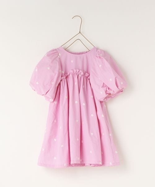 LOWRYS FARM（ローリーズファーム）の「ハートシシュウワンピースＳＳ　 100531（ワンピース・キッズ・ブラック/ピンク/その他/ブルー・110cm/120cm/130cm/140cm/150cm）」の3枚目の写真