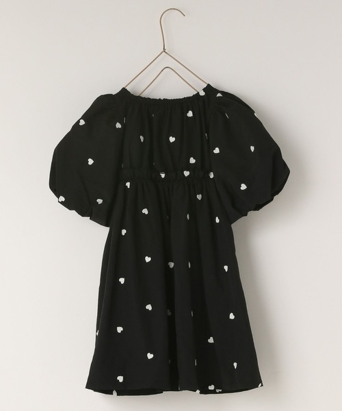 LOWRYS FARM（ローリーズファーム）の「ハートシシュウワンピースＳＳ　 100531（ワンピース・キッズ・ブラック/ピンク/その他/ブルー・110cm/120cm/130cm/140cm/150cm）」の5枚目の写真