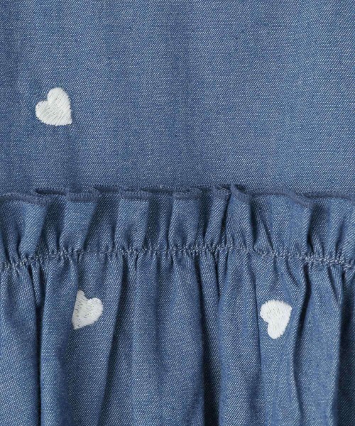 LOWRYS FARM（ローリーズファーム）の「ハートシシュウワンピースＳＳ　 100531（ワンピース・キッズ・ブラック/ピンク/その他/ブルー・110cm/120cm/130cm/140cm/150cm）」の15枚目の写真