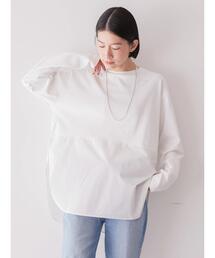 シャツテールカットチュニック