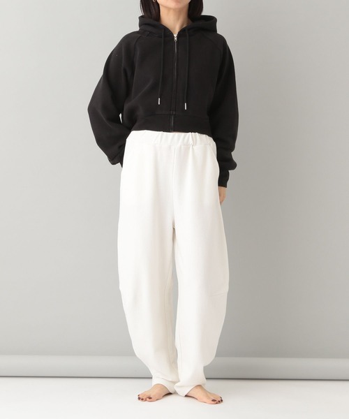 e/rm（イーアールエム）の「【e/rm・セレクト】Healthknit クロップドパーカー（パーカー・レディース・ブラック/ライトブルー/ライトイエロー・FREE）」の4枚目の写真