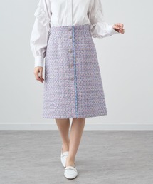 ANAYI | 【セットアップ対応商品】フィルムラメツイードセミタイト スカート(スカート)