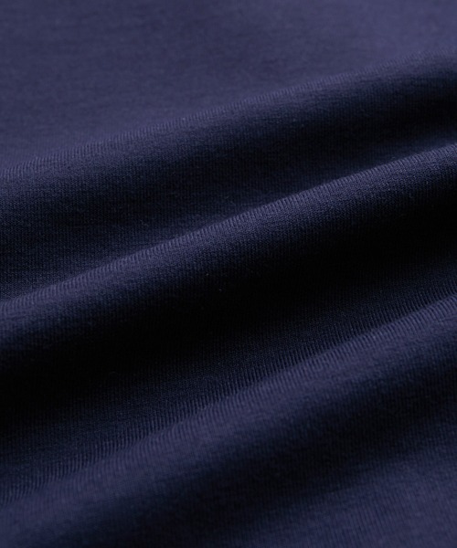 VIS（ビス）の「スフレタッチフーディーワンピース【洗える】（ワンピース・レディース・キナリ/ネイビー・FREE）」の7枚目の写真