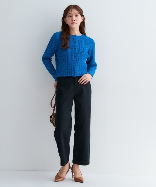 Petitjo（プッチージョ）の「小さいサイズ　ゆるフィットワイドパンツ　低身長さん・小柄女性（その他パンツ・レディース・ライトベージュ/ブラック/オフホワイト・PSS/PS/PM/PL）」の10枚目の写真