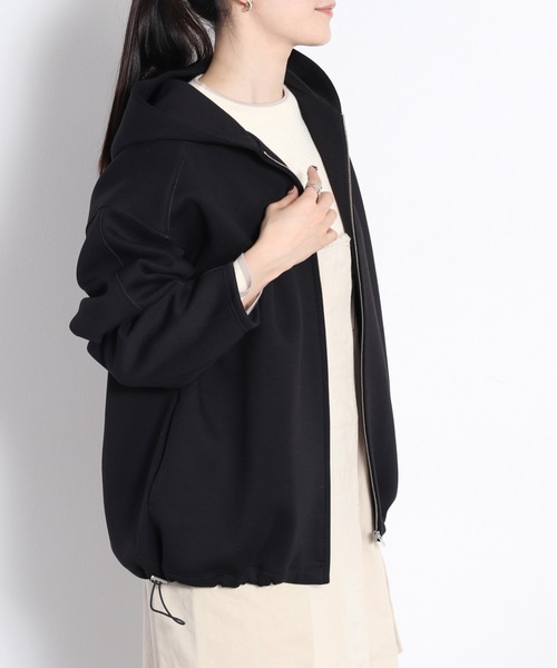 cepo（セポ）の「さらもちダンボールドロストフーディ（パーカー・レディース・オフホワイト/ブラック・M）」の17枚目の写真