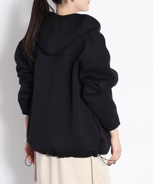 cepo（セポ）の「さらもちダンボールドロストフーディ（パーカー・レディース・オフホワイト/ブラック・M）」の14枚目の写真