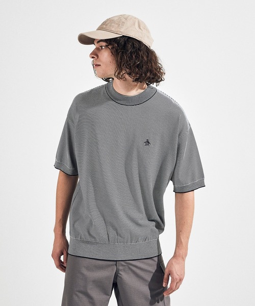 penguin BY MUNSINGWEAR(ペンギン バイ マンシングウェア)の「MOCK NECK KNIT SHIRT / モックネックニットシャツ(ニット/セーター・メンズ・ネイビー系2/ブラック/ブラウン/ベージュ・XL/S/L/M)」の4枚目の写真