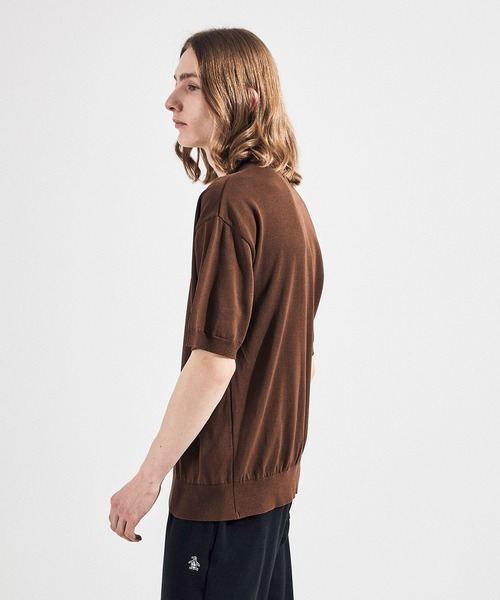 penguin BY MUNSINGWEAR(ペンギン バイ マンシングウェア)の「MOCK NECK KNIT SHIRT / モックネックニットシャツ(ニット/セーター・メンズ・ネイビー系2/ブラック/ブラウン/ベージュ・XL/S/L/M)」の7枚目の写真