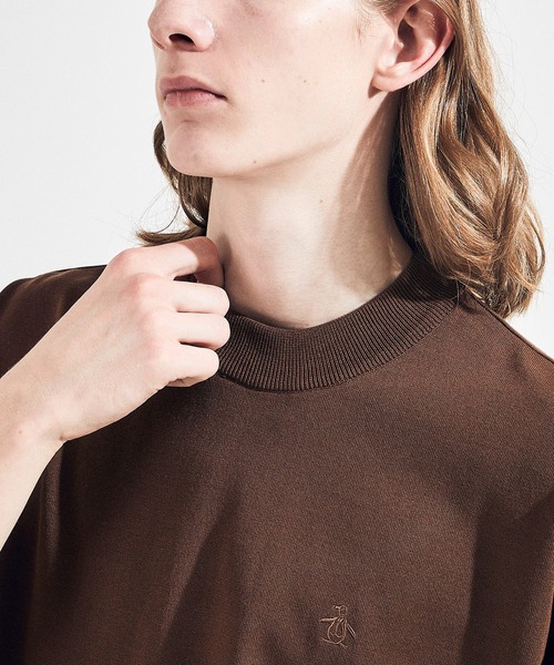 penguin BY MUNSINGWEAR(ペンギン バイ マンシングウェア)の「MOCK NECK KNIT SHIRT / モックネックニットシャツ(ニット/セーター・メンズ・ネイビー系2/ブラック/ブラウン/ベージュ・XL/S/L/M)」の15枚目の写真