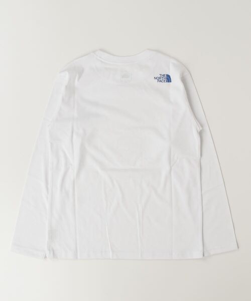 THE NORTH FACE（ザノースフェイス）の「ザ ノース フェイス THE NORTH FACE キッズ ロングスリーブスモールスクエアロゴティー（Tシャツ/カットソー・キッズ・ホワイト/パープル/ベージュ/ブラック/ホワイト×ブルー・130cm/140cm/150cm/100cm/110cm/120cm）」の7枚目の写真