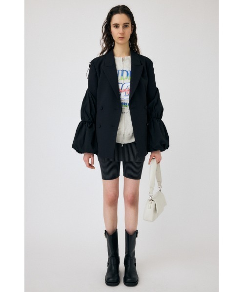 MOUSSY（マウジー）の「ATTACHED ジャケット（その他アウター・レディース・ブラック/ライトグレー・1/2）」の3枚目の写真