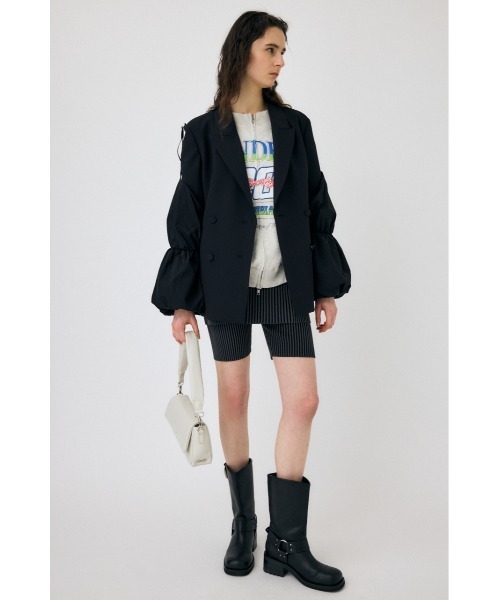 MOUSSY（マウジー）の「ATTACHED ジャケット（その他アウター・レディース・ブラック/ライトグレー・1/2）」の5枚目の写真