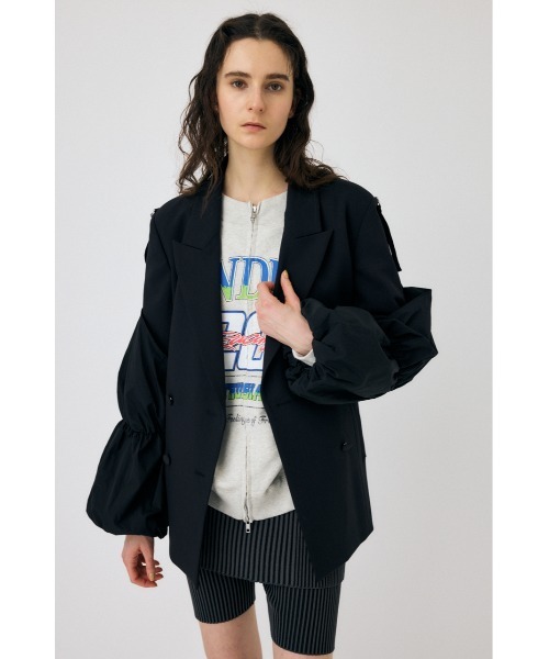 MOUSSY（マウジー）の「ATTACHED ジャケット（その他アウター・レディース・ブラック/ライトグレー・1/2）」の7枚目の写真