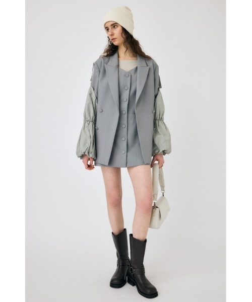 MOUSSY（マウジー）の「ATTACHED ジャケット（その他アウター・レディース・ブラック/ライトグレー・1/2）」の15枚目の写真