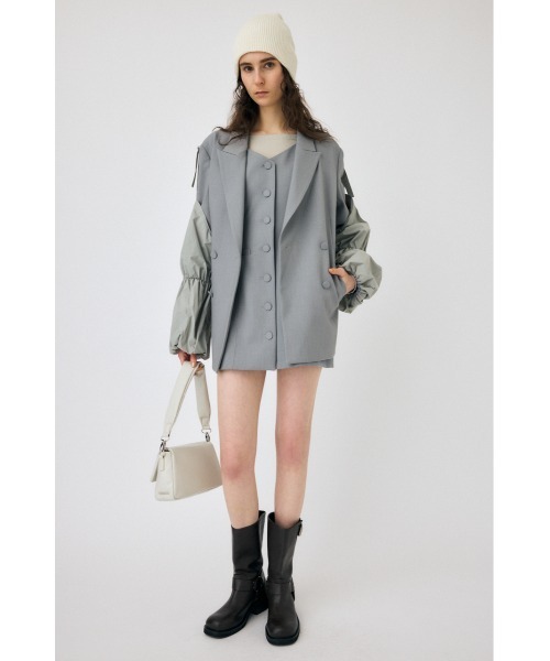 MOUSSY（マウジー）の「ATTACHED ジャケット（その他アウター・レディース・ブラック/ライトグレー・1/2）」の16枚目の写真