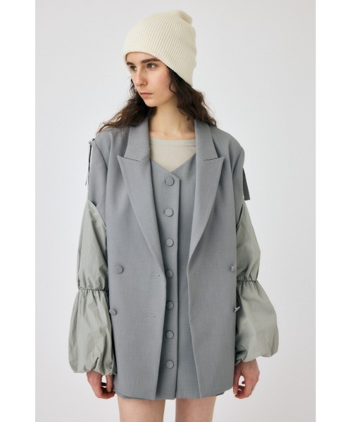 MOUSSY（マウジー）の「ATTACHED ジャケット（その他アウター・レディース・ブラック/ライトグレー・1/2）」の18枚目の写真