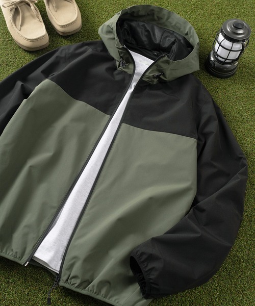 make a ray!（メイク ア レイ！）の「【76】ライトマウンテンパーカー/ALL WEATHER-TEX 【撥水】【防風】【防花粉】/26SS新色追加（マウンテンパーカー・メンズ・カーキ/ブラック/グレー/チャコールグレー/オリーブ×ブラック/ベージュ×ブラック/ネイビー/ネイビー系/カーキ系/カーキ系1/ベージュ系/ベージュ系1/グレー系/グレー系1/ブラック系/オフホワイト/グレー系2・M/L/XL）」の13枚目の写真