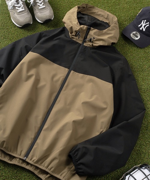 make a ray!（メイク ア レイ！）の「【76】ライトマウンテンパーカー/ALL WEATHER-TEX 【撥水】【防風】【防花粉】/26SS新色追加（マウンテンパーカー・メンズ・カーキ/ブラック/グレー/チャコールグレー/オリーブ×ブラック/ベージュ×ブラック/ネイビー/ネイビー系/カーキ系/カーキ系1/ベージュ系/ベージュ系1/グレー系/グレー系1/ブラック系/オフホワイト/グレー系2・M/L/XL）」の9枚目の写真