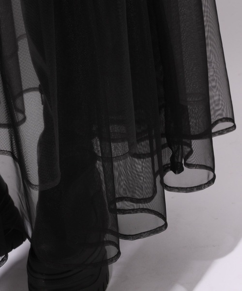 HARE(ハレ)の「チュールベルトスカート(HARE)(ベルト・レディース・ブラック/グレー/ブルー/グレー系その他/ブラック系その他/ブラック×シルバー・FREE)」の18枚目の写真