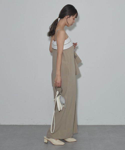 COLONY 2139(コロニートゥーワンスリーナイン)の「ターンダウンオールインワン(つなぎ/オールインワン・レディース・チャコールグレー/ベージュ・FREE)」の22枚目の写真