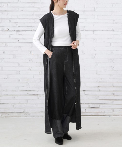 ♡pium フロントファスナージャンパースカート ギンガム フロントファスナージャンパースカート – pium