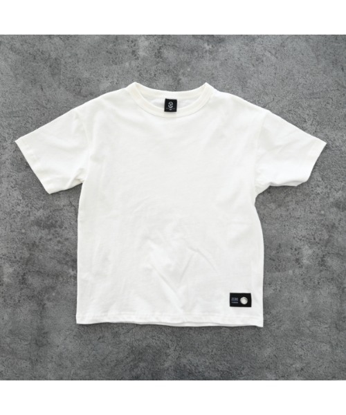 ZERO standerd（ゼロスタンダード）の「ゼロスタンダード BASIC Tシャツ（Tシャツ/カットソー・キッズ・オフホワイト/グレー/チャコールグレー/ブラック/ベージュ/ネイビー/アイボリー・100cm/110cm/120cm/130cm/140cm/150cm/160cm）」の9枚目の写真
